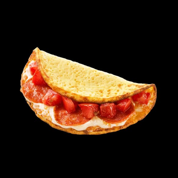 Омлет с пепперони